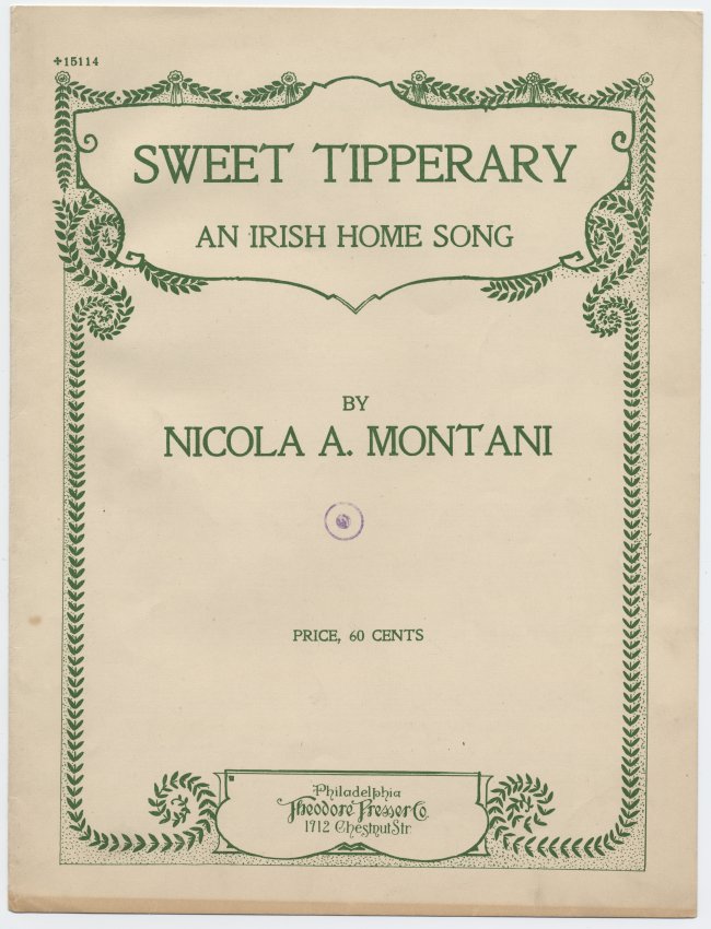 Sweet Tipperary : An Irish Home Song